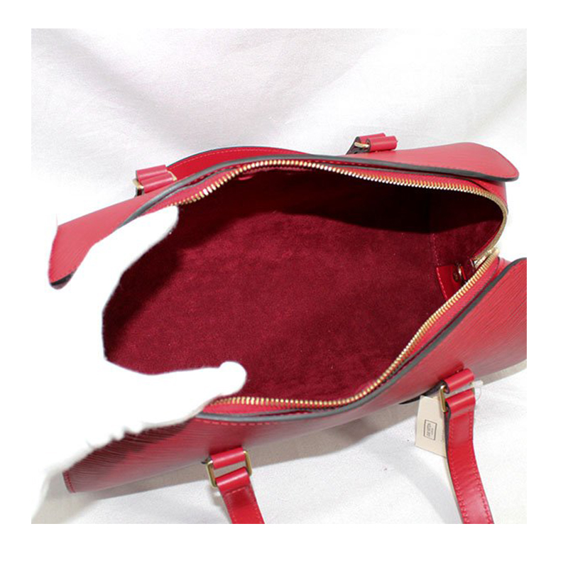 Louis Vuitton Soufflot 红色子母手提包 中